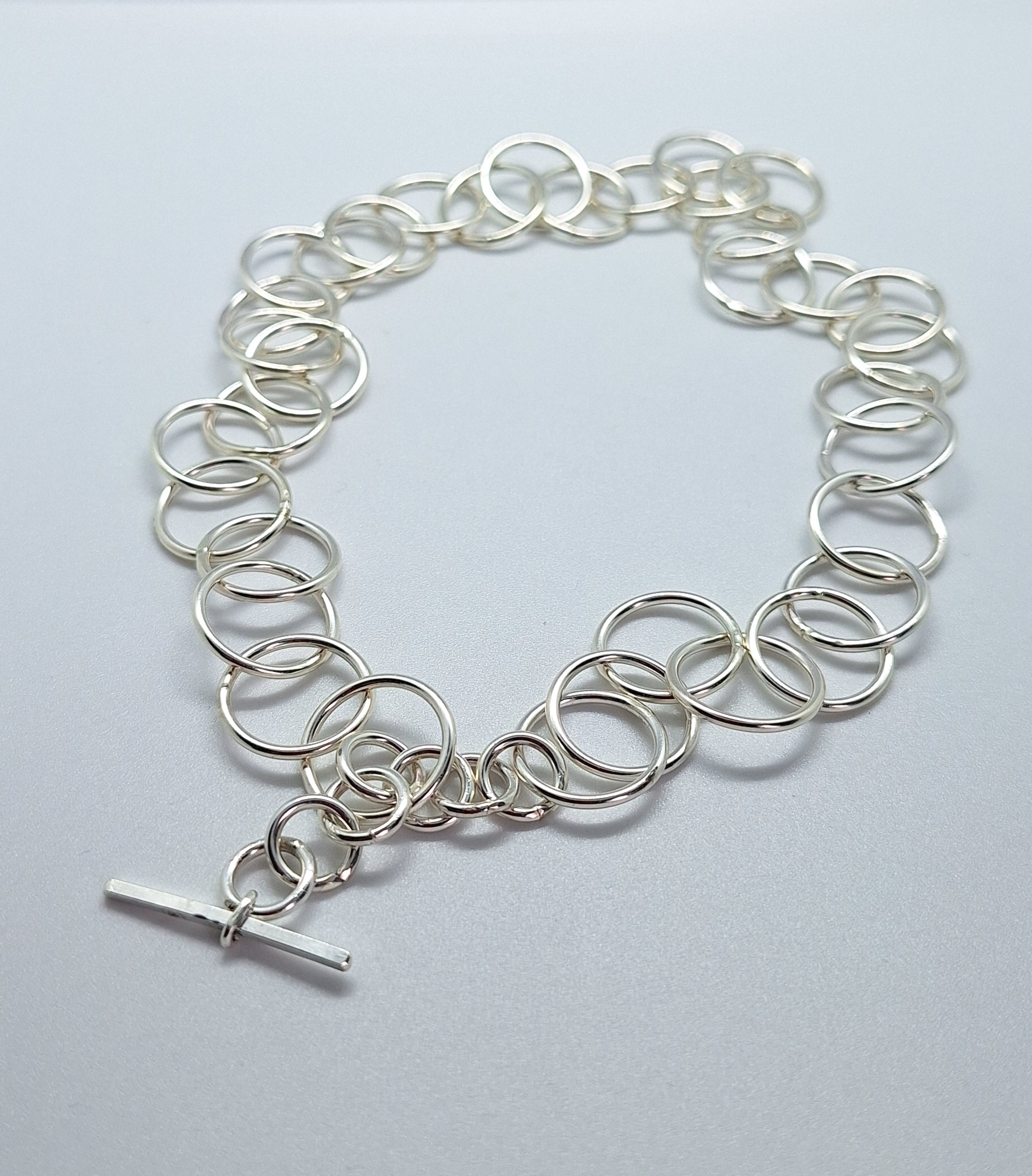 Sterling Silver Chunky Circle Chain