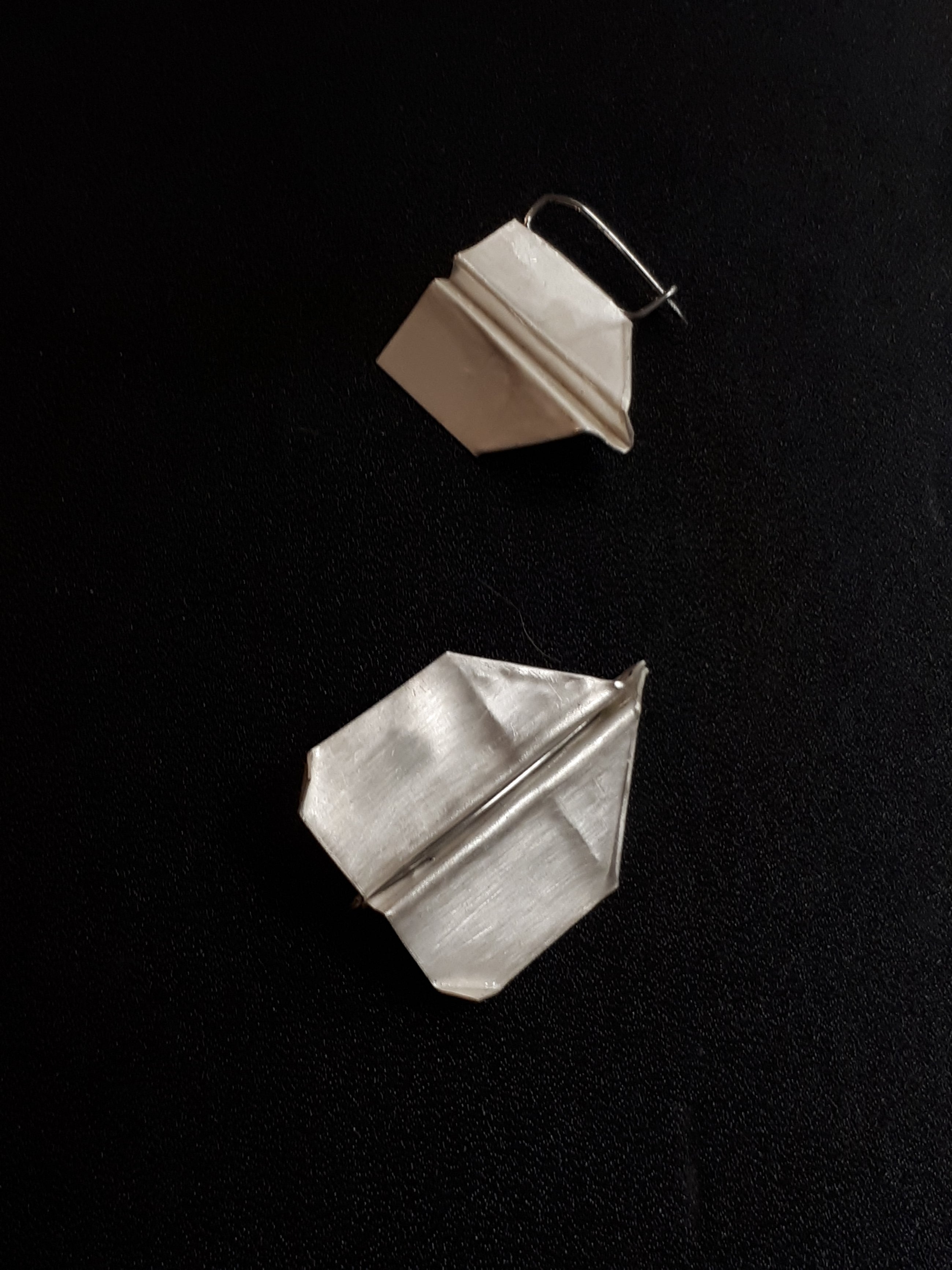 Sterling Silver Paper Aeroplane Brooch