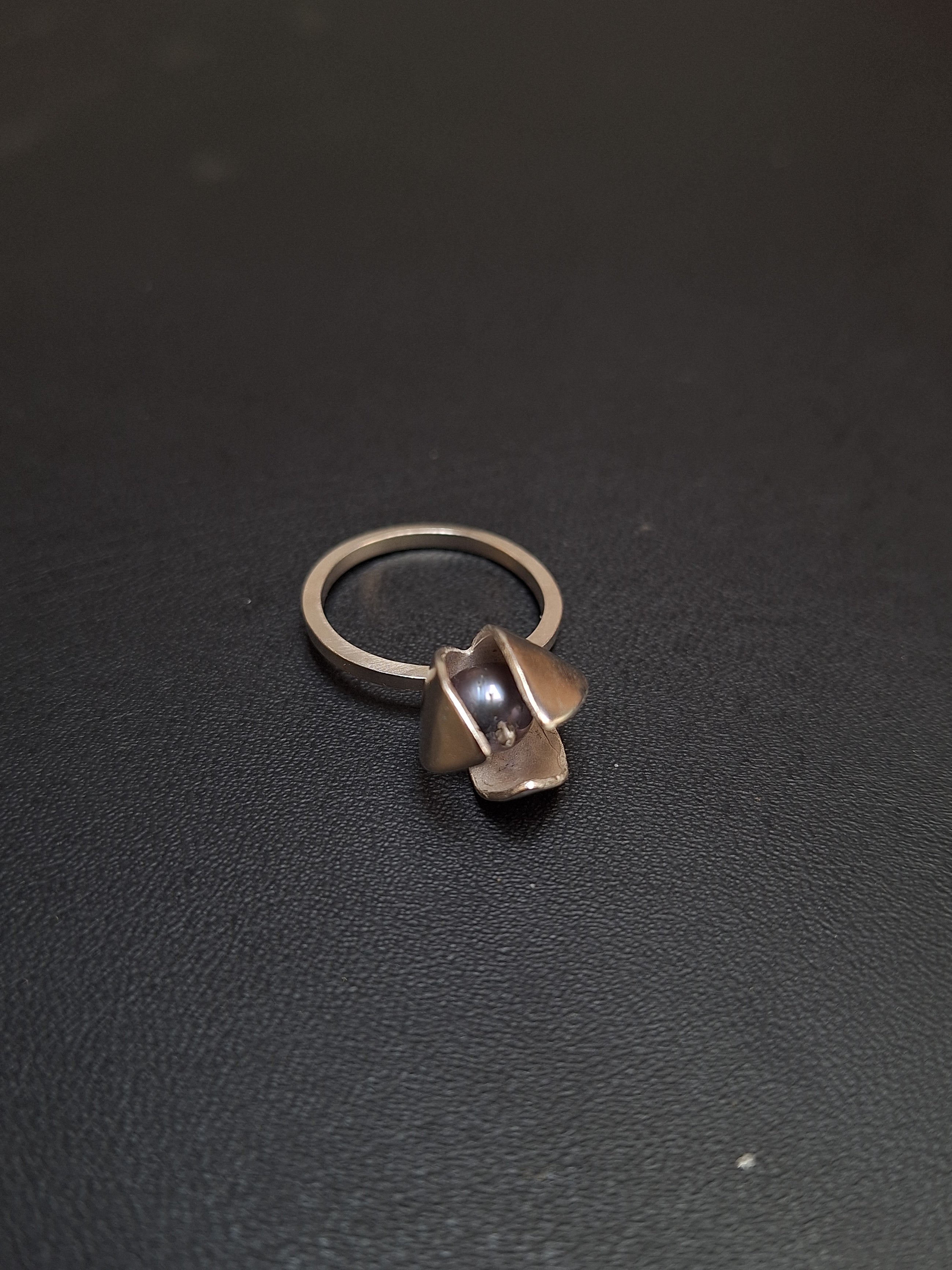 Sterling Silver Snowdrop Open Ring