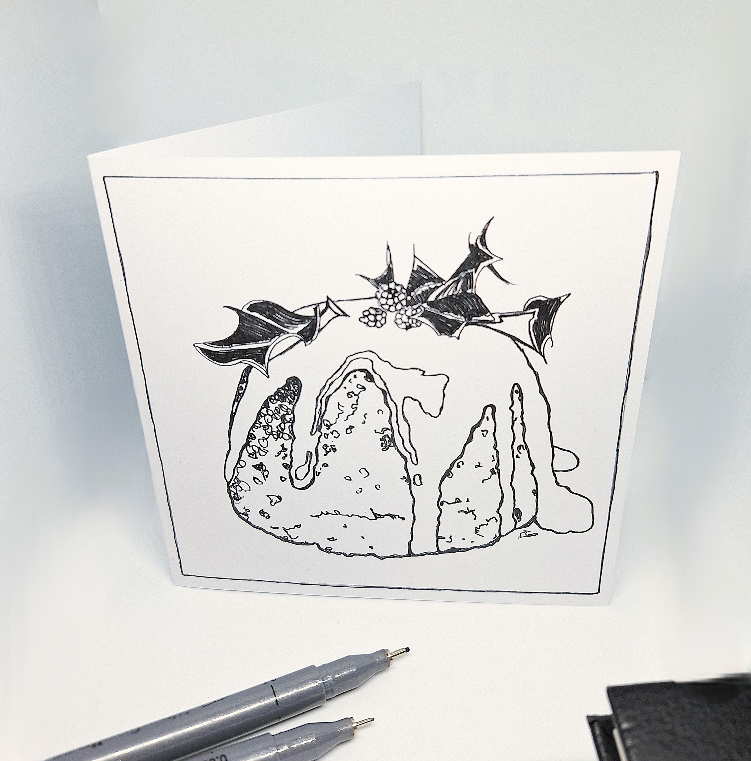 Christmas Pudding - 'It's An Irish Thing' greeting card