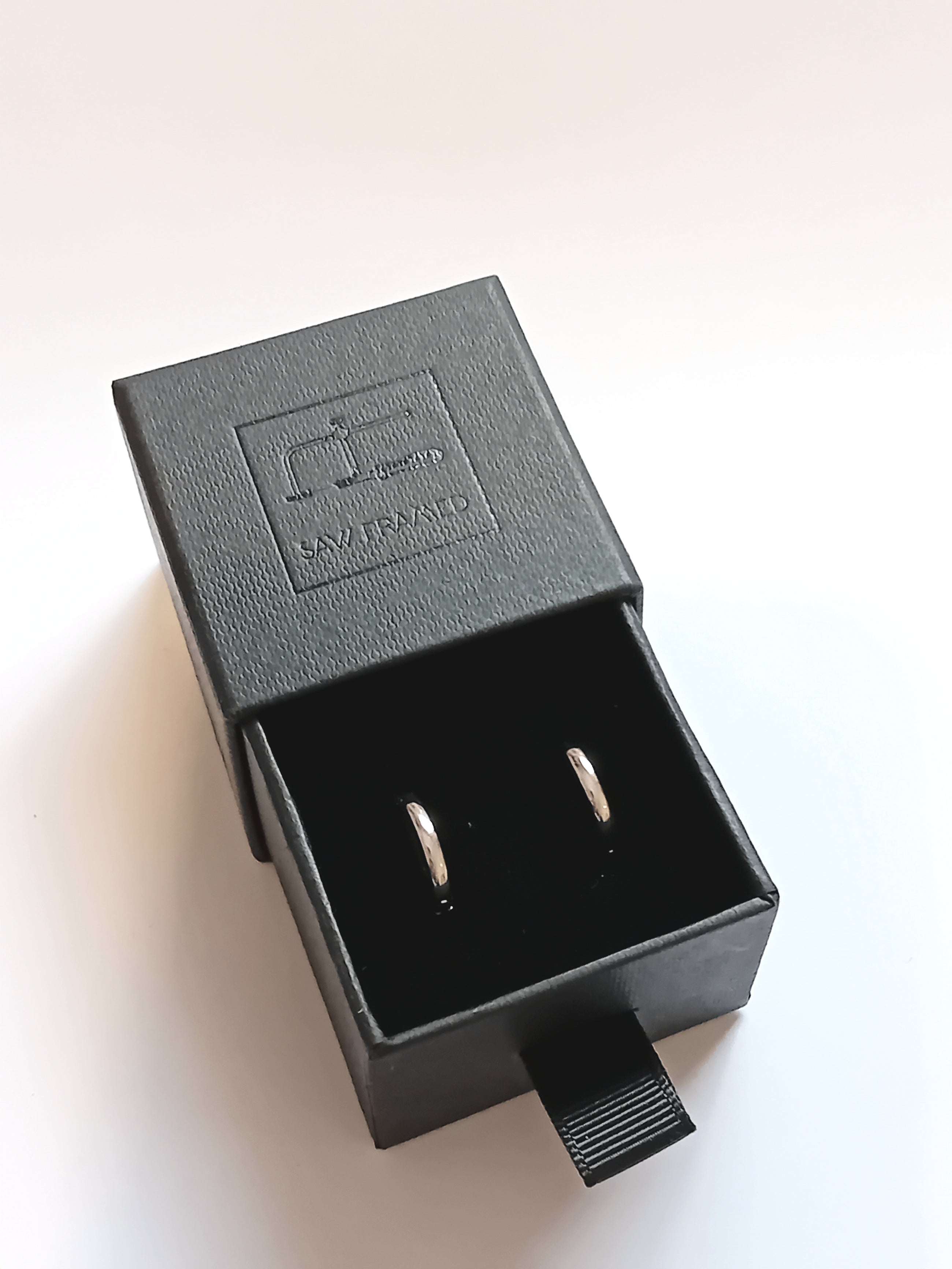 Sterling silver classic hoops