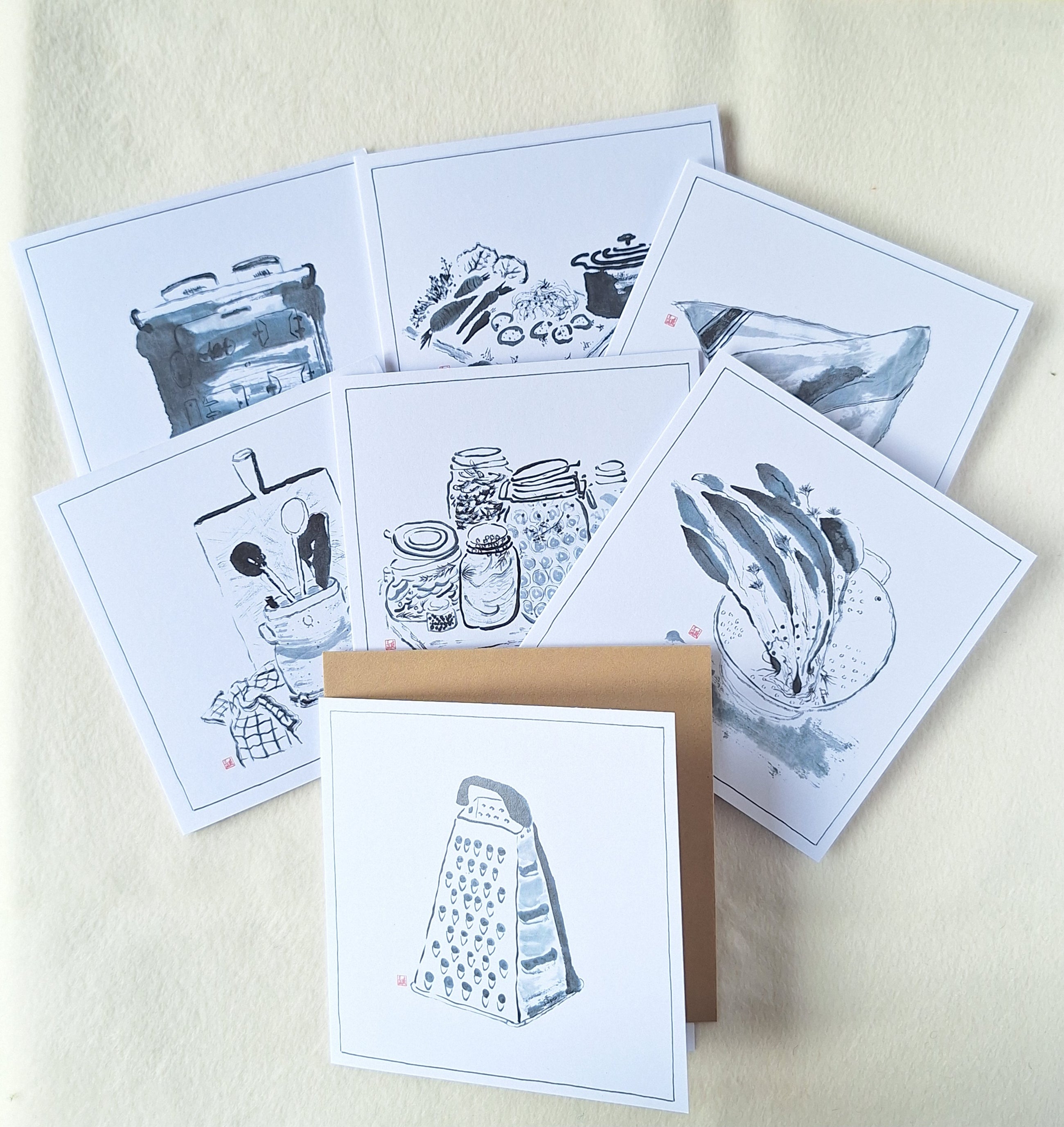 Pack of Greeting Cards - 7 design - Making Home