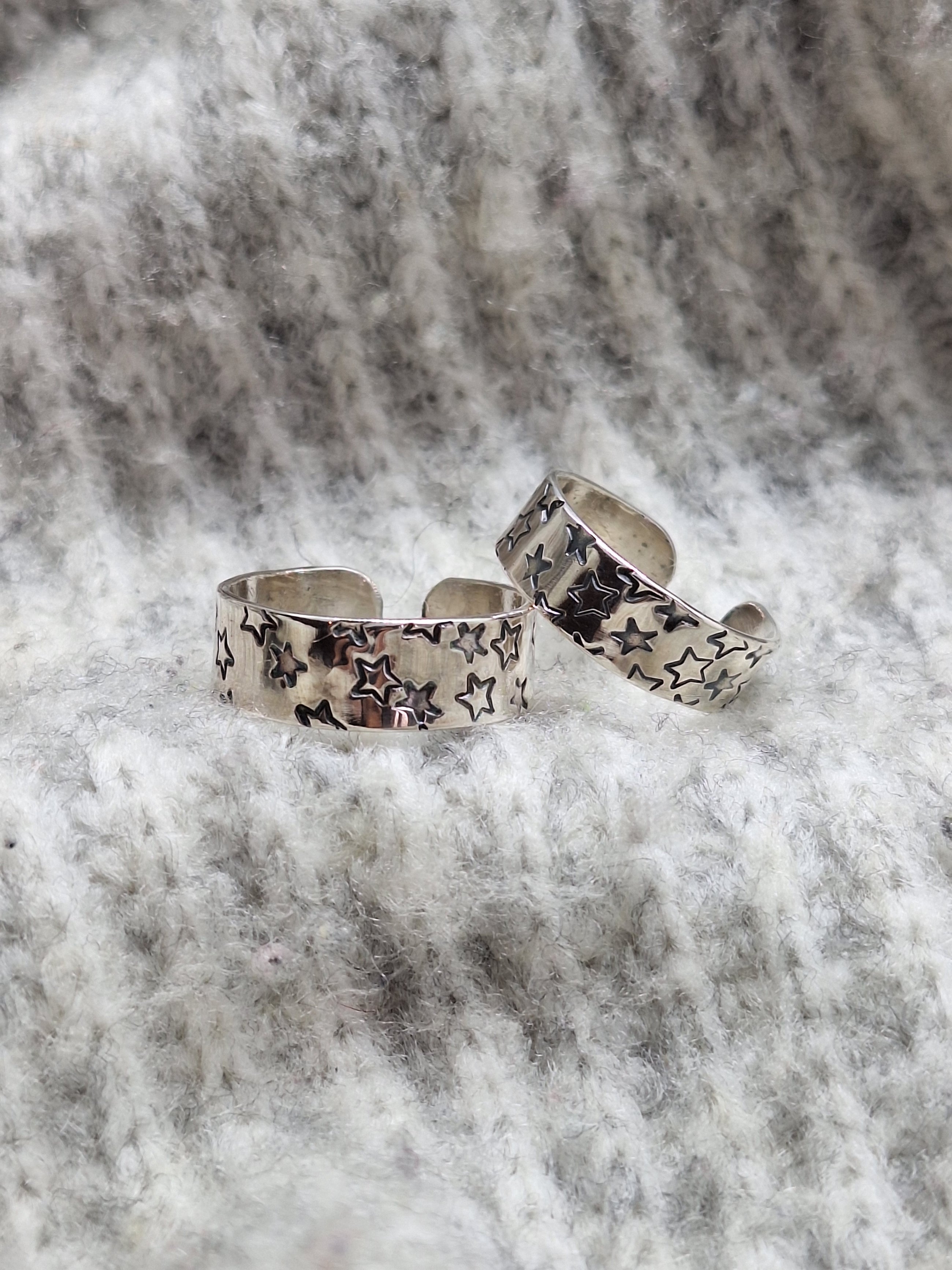 Sterling Silver Written In The Stars Open Ring