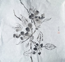 Chinese Ink Painting 'Apple Blossom 2' - Origional Art Work