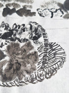 Chinese Ink Painting 'Veg Patch' - Origional Art Work