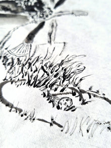 Chinese Ink Painting 'Wheelbarrel' - Origional Art Work