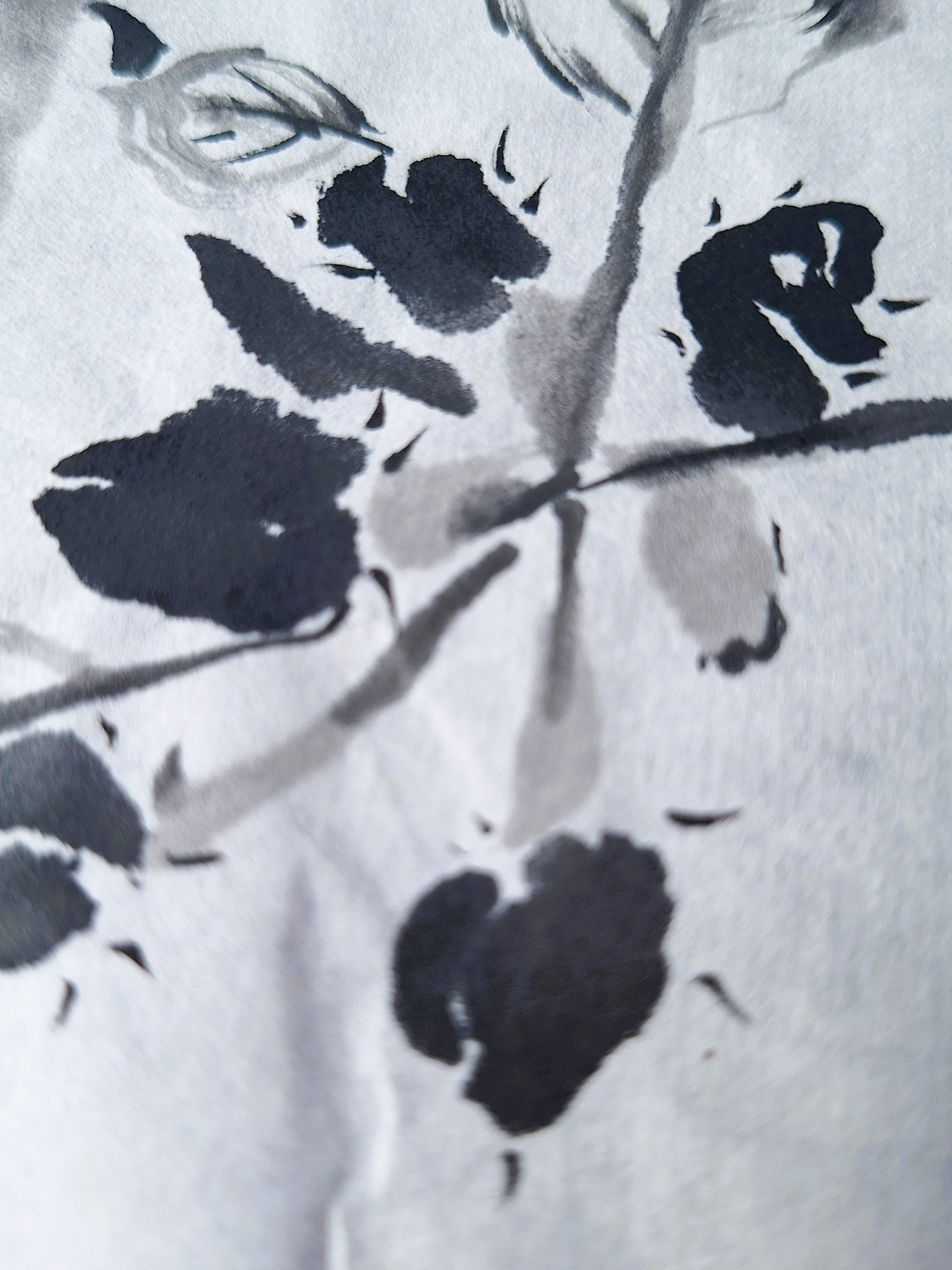 Chinese Ink Painting 'Apple Blossom 2' - Origional Art Work