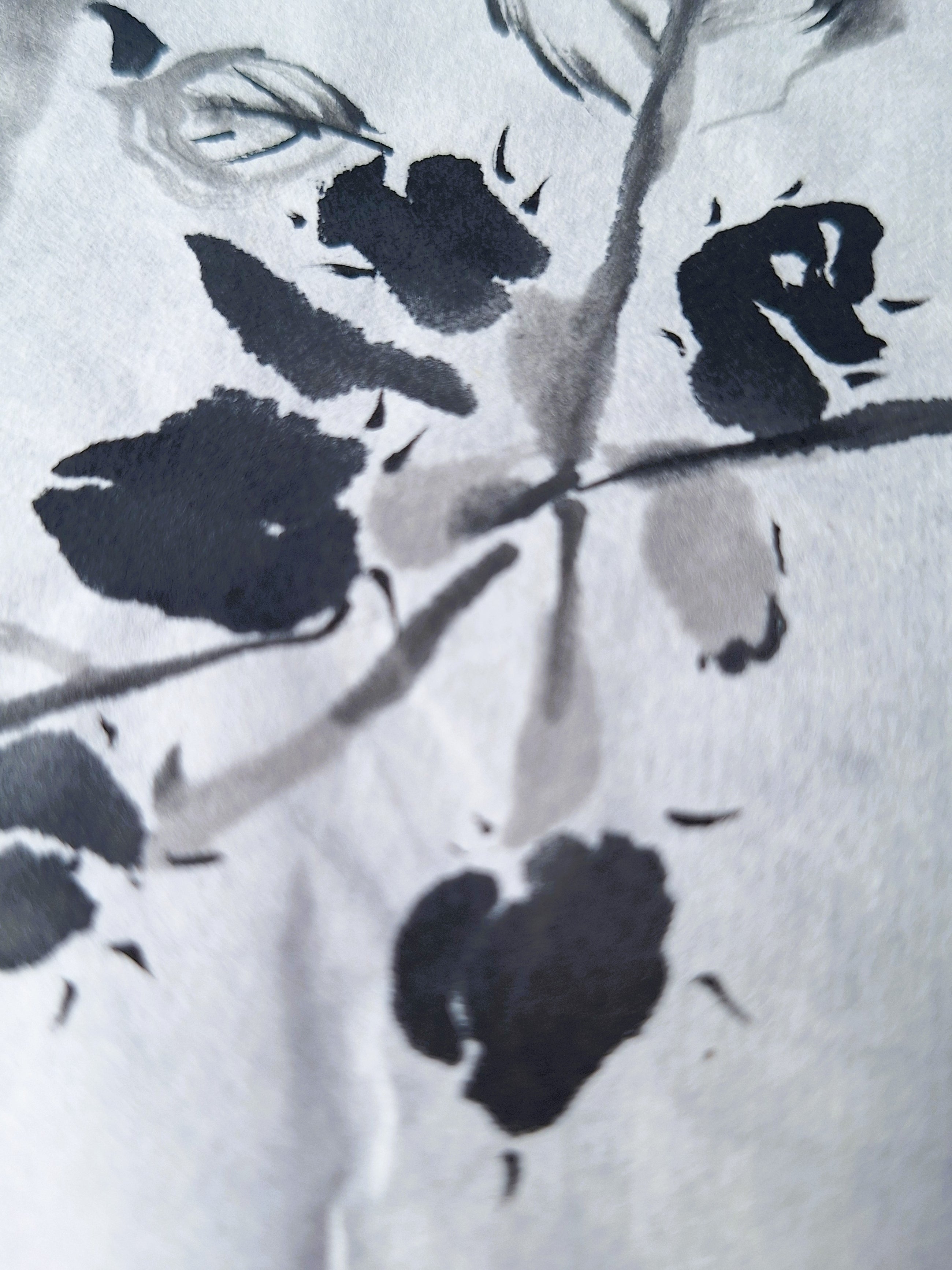 Chinese Ink Painting 'Apple Blossom 2' - Origional Art Work