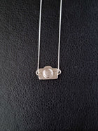 Sterling silver camera necklace