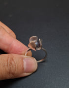 Sterling Silver Snowdrop Open Ring