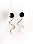 Sterling silver jellyfish earrings