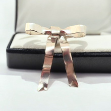 Sterling Silver Bow Brooch