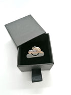 Sterling Silver Smiley Cloud Pin