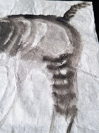 Chinese Ink Painting 'Two Cats' - Origional Art Work