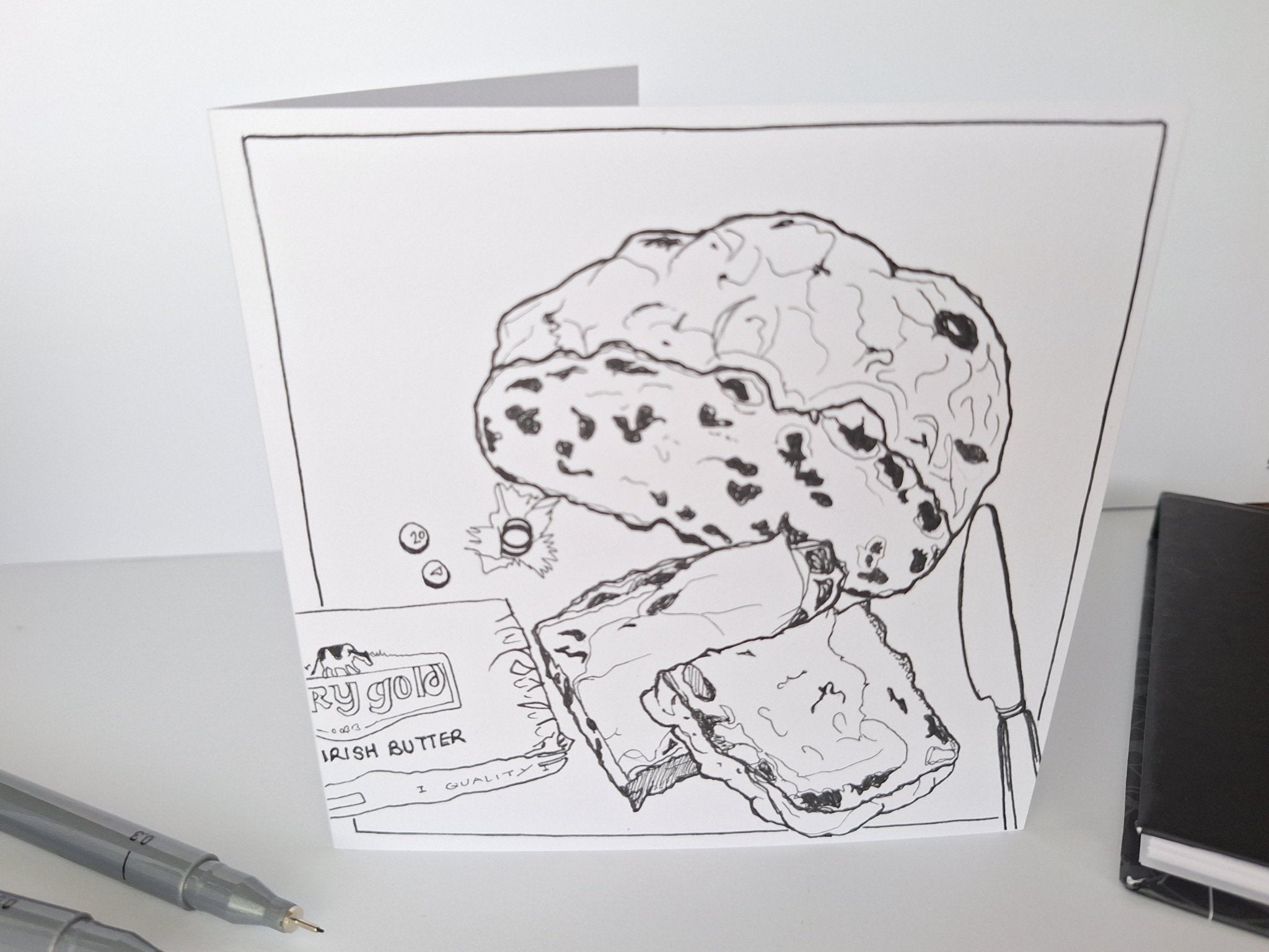 Barmbrack - It's An Irish Thing - Greeting Card - Saw Framed