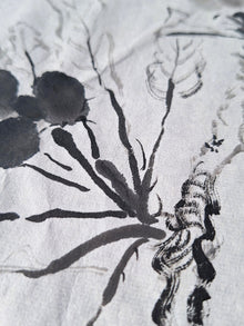 Chinese Ink Painting 'Apple Blossom 1' - Origional Art Work - Saw Framed