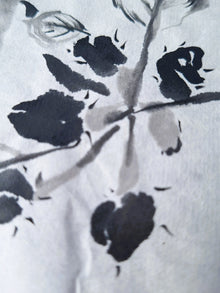 Chinese Ink Painting 'Apple Blossom 2' - Origional Art Work - Saw Framed