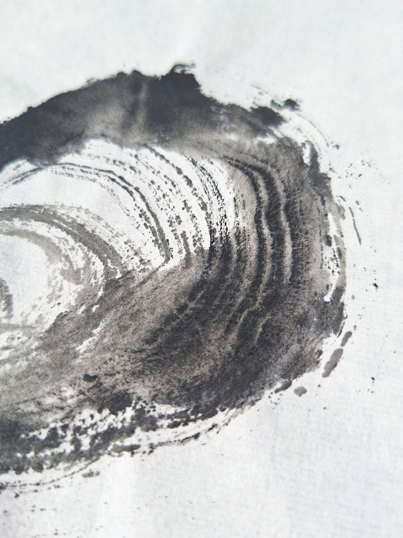 Chinese Ink Painting 'Mussels 1'- Origional Art Work - Saw Framed
