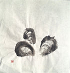 Chinese Ink Painting 'Mussels 1'- Origional Art Work - Saw Framed