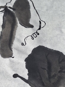 Chinese Ink Painting 'Peas' - Origional Art Work - Saw Framed