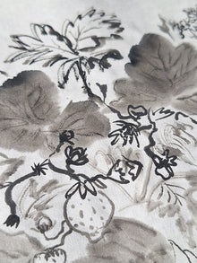 Chinese Ink Painting 'Strawberries Pots' - Origional Art Work - Saw Framed