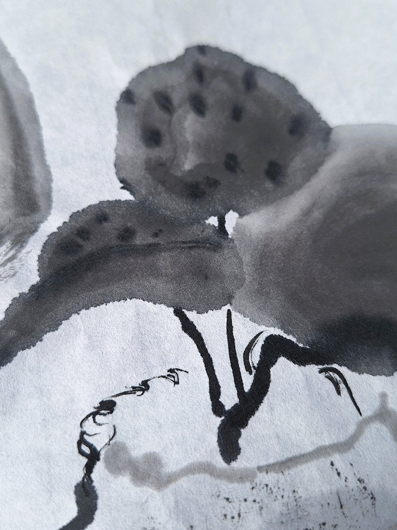 Chinese Ink Painting 'Two Vases' - Origional Art Work - Saw Framed