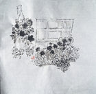 Chinese Ink Painting 'Windowbox' - Origional Art Work - Saw Framed
