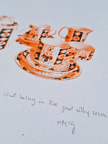 'Good Room' Screenrprint - Limited Edition of 3 - Saw Framed