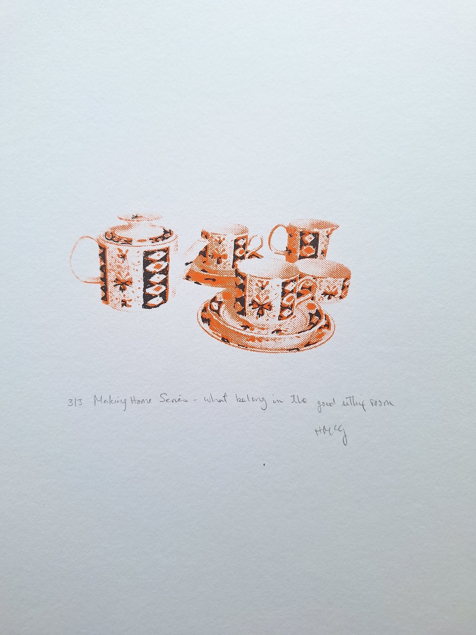 'Good Room' Screenrprint - Limited Edition of 3 - Saw Framed