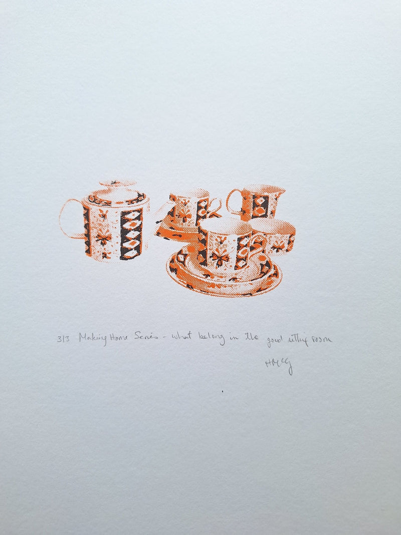 'Good Room' Screenrprint - Limited Edition of 3 - Saw Framed