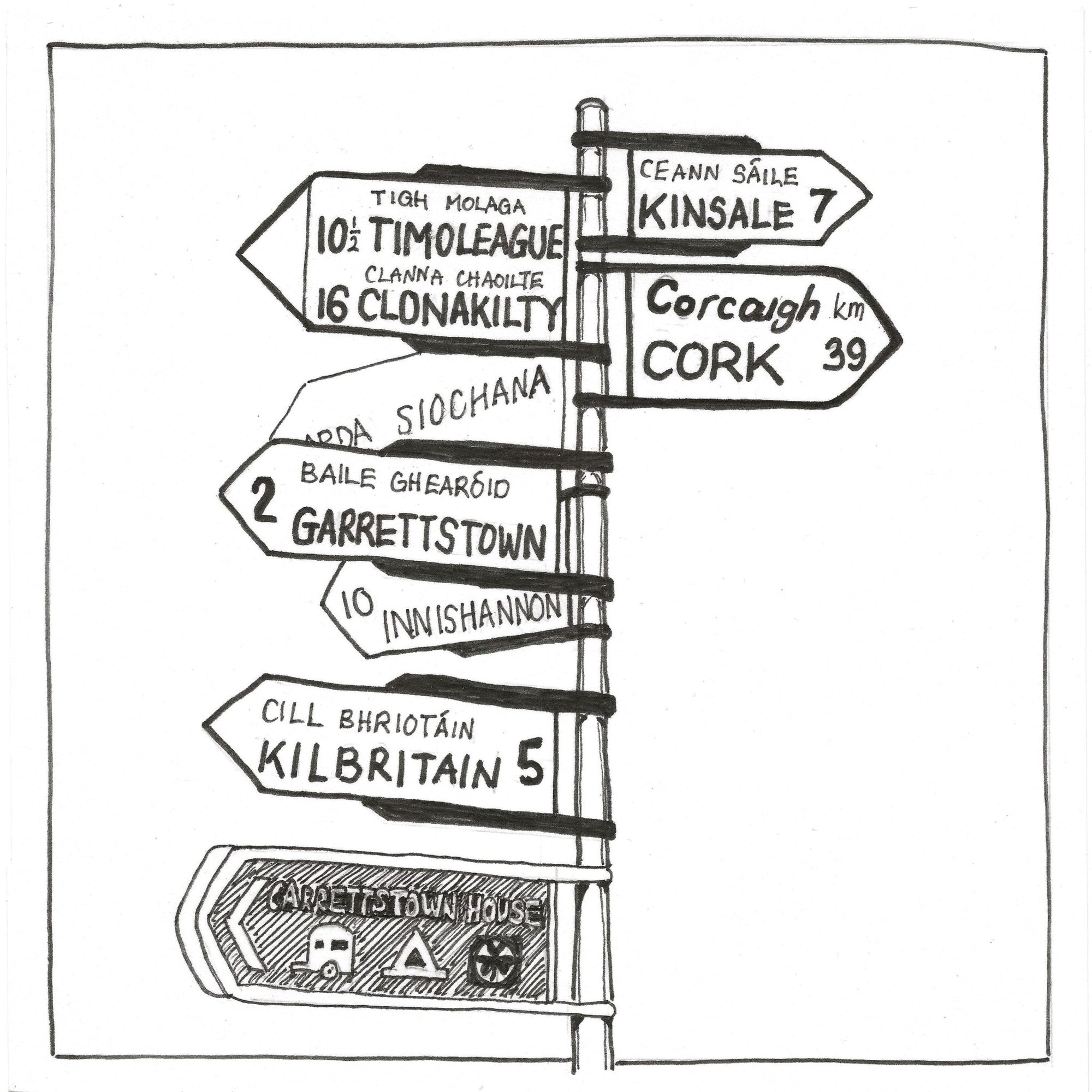 Greeting Card - Any 3 for €10 - Saw Framed