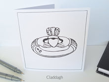 Greeting Card - Claddagh - It's An Irish Thing - Saw Framed