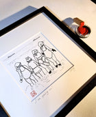 I am going in - Fine Art Prints - Fine art test prints (only 2, no edition, not repeated) - Saw Framed
