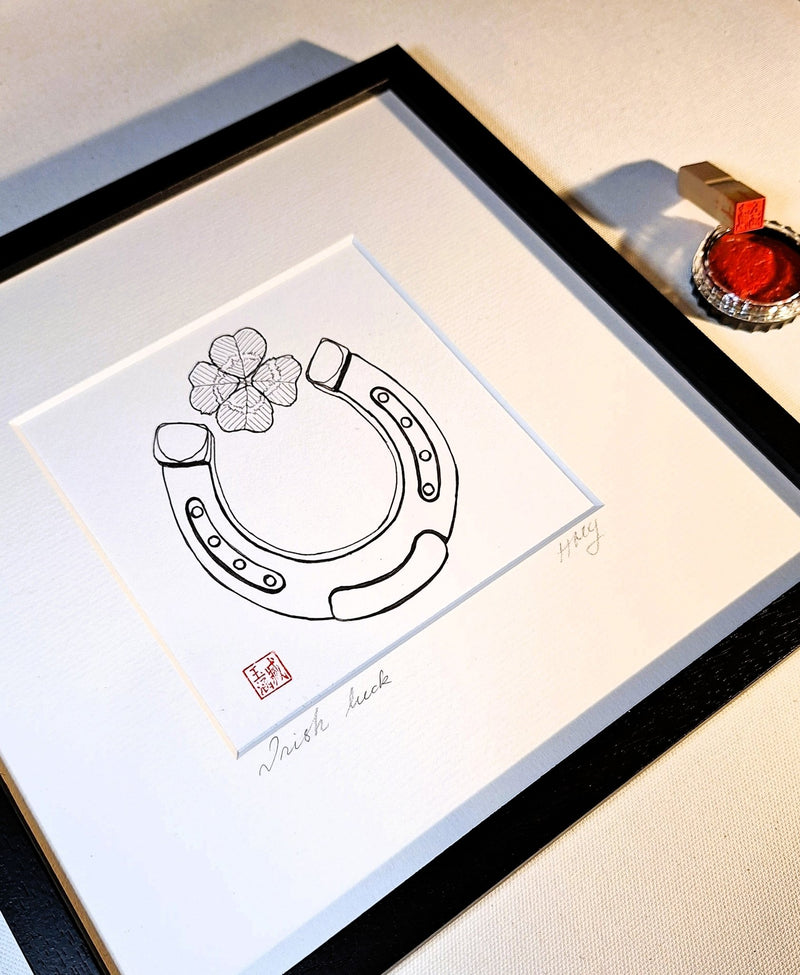 Irish Luck - Fine Art Prints - Fine art test prints (only 2, no edition, not repeated) - Saw Framed