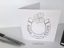 Irish Luck - It's An Irish Thing - Greeting Card - Saw Framed