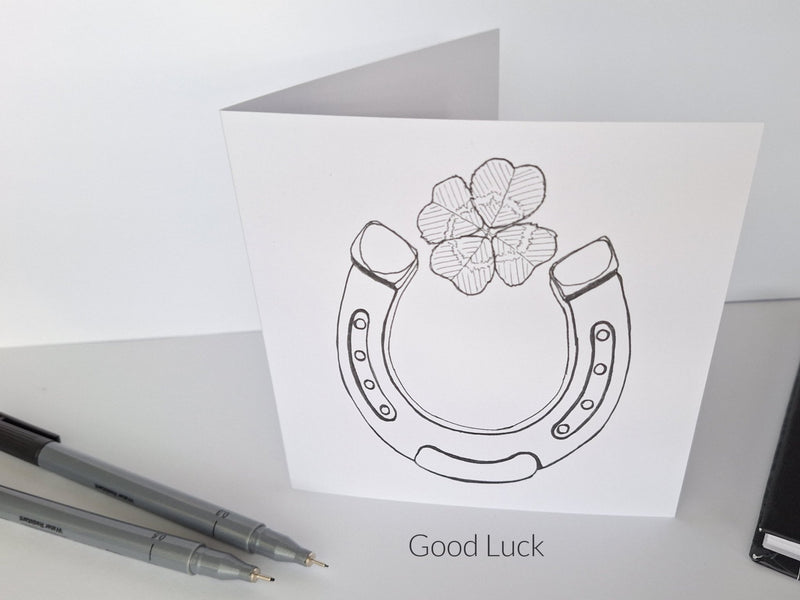 Irish Luck - It's An Irish Thing - Greeting Card - Saw Framed