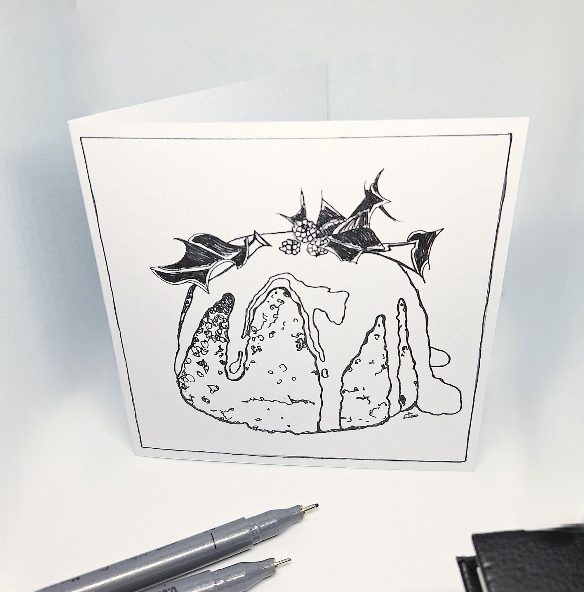 'It's An Irish Thing' 6 Greeting Cards design- Christmas Collection - Saw Framed