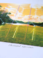 Limited Edition of 6 - 'Borrowed Horizon' CMYK Screenrprint - Saw Framed