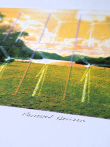 Limited Edition of 6 - 'Borrowed Horizon' CMYK Screenrprint - Saw Framed