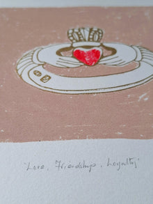 'Love, Friendship, Loyalty' Screenrprint - Limited Edition of 5 - Saw Framed