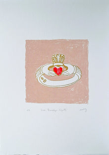 'Love, Friendship, Loyalty' Screenrprint - Limited Edition of 5 - Saw Framed