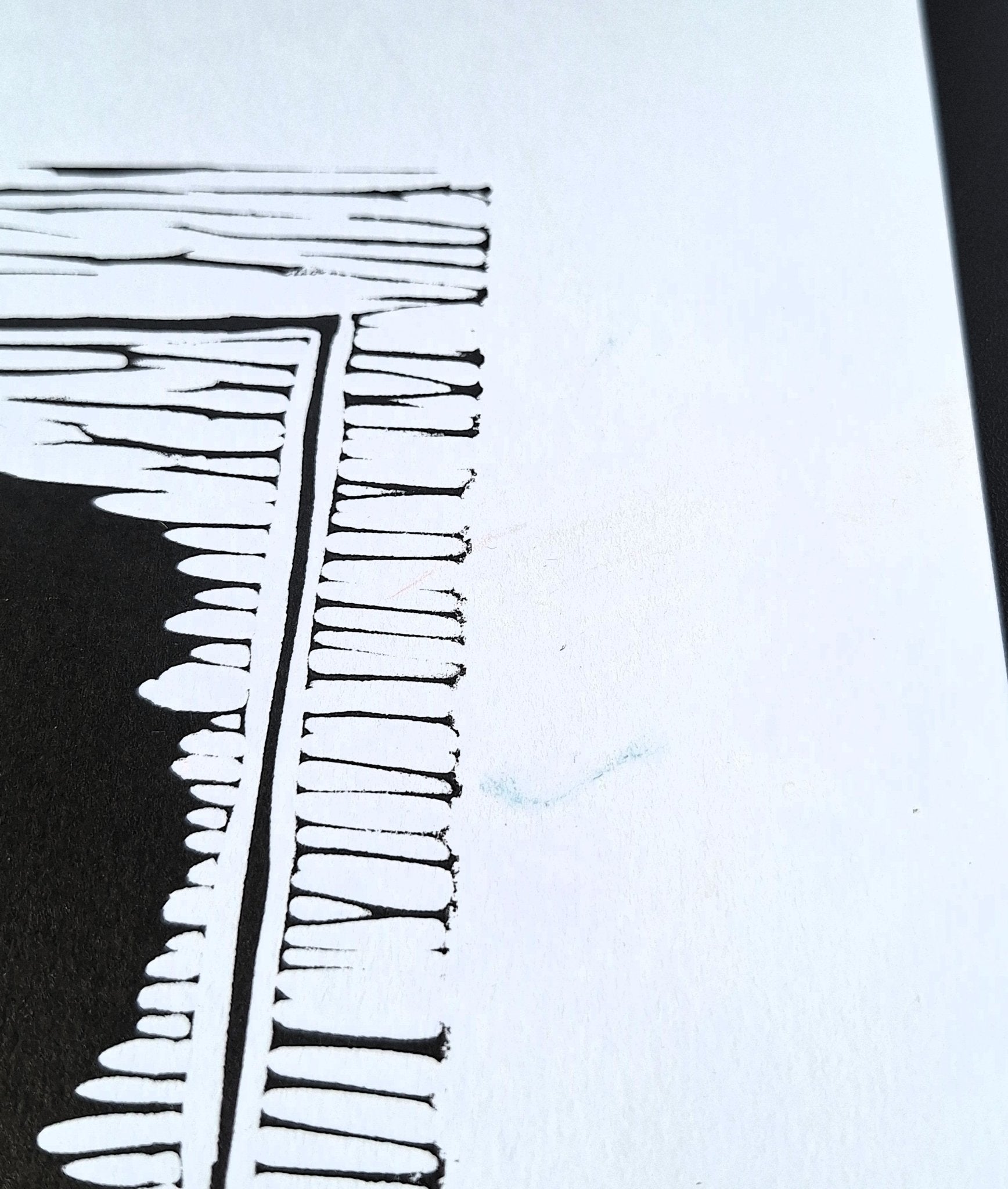 'New Begining' Screenrprint - Limited Edition of 2 & PP - Saw Framed