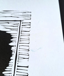 'New Begining' Screenrprint - Limited Edition of 2 & PP - Saw Framed