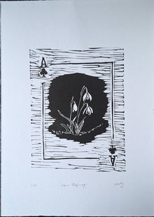'New Begining' Screenrprint - Limited Edition of 2 & PP - Saw Framed