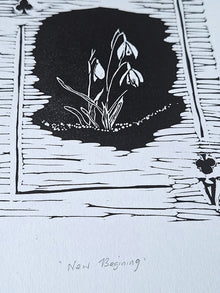 'New Begining' Screenrprint - Limited Edition of 2 & PP - Saw Framed