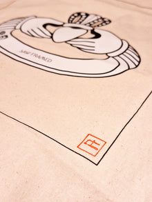 Organic Cotton Tote Bags - Saw Framed