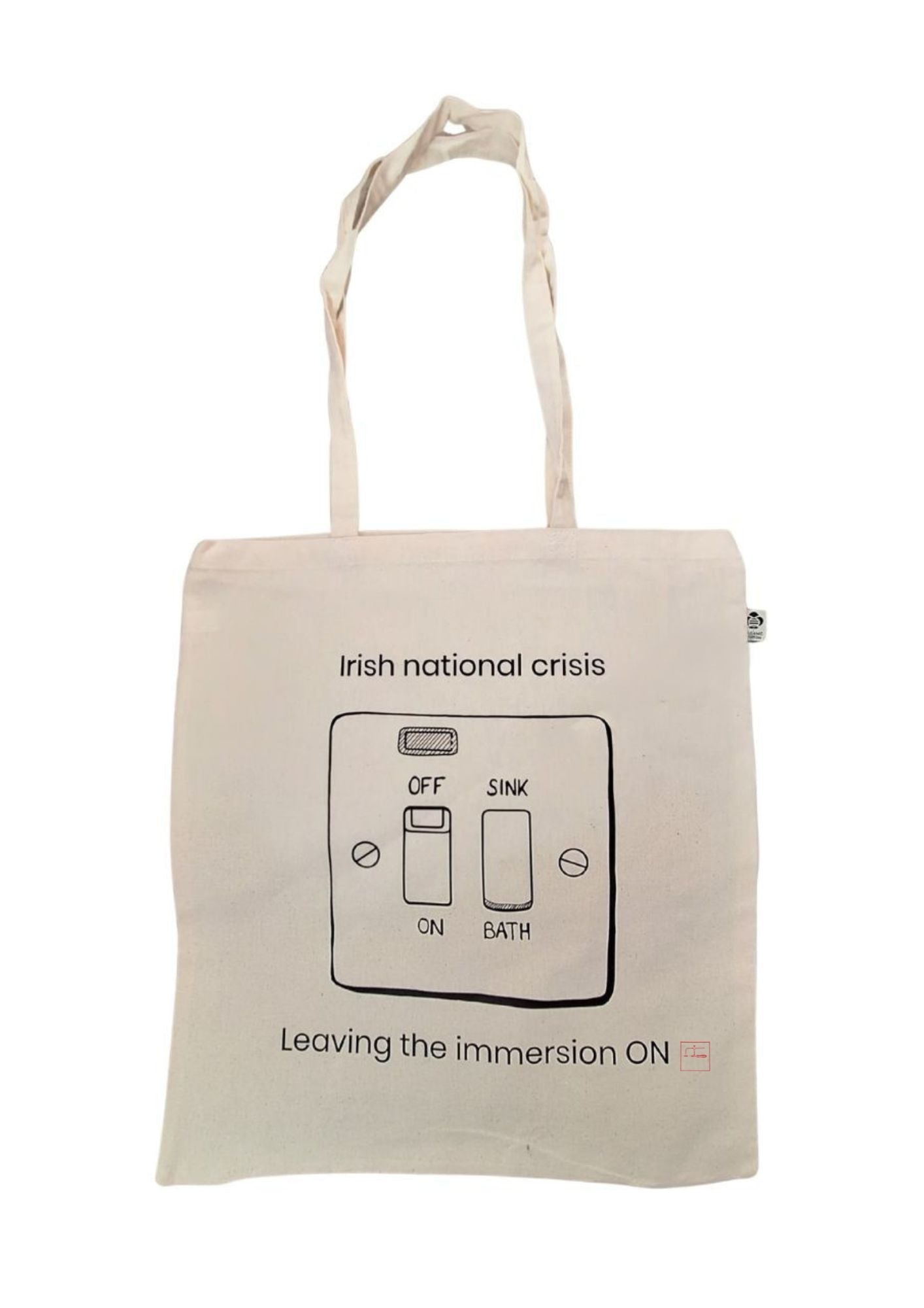 Organic Cotton Tote Bags - Saw Framed