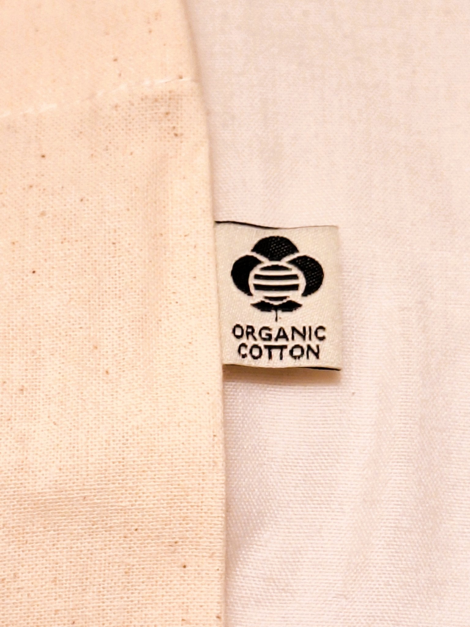 Organic Cotton Tote Bags - Saw Framed