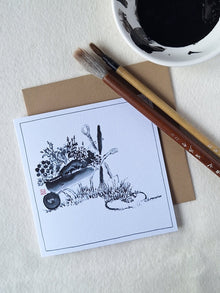 Pack of Greeting Cards - 7 design - Bloom - Saw Framed