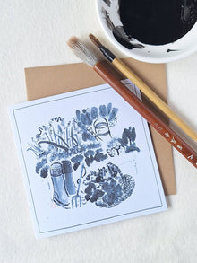 Pack of Greeting Cards - 7 design - Bloom - Saw Framed